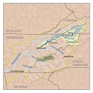 Holston Watershed Map